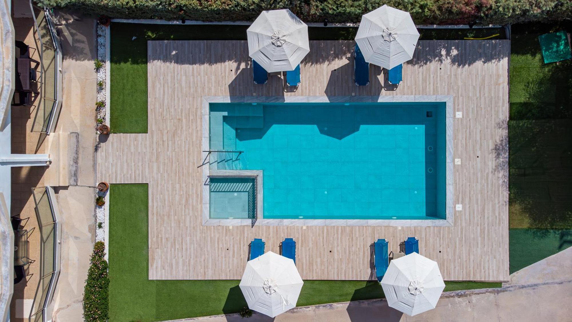 Nancy'S Budget Villa With Pool & Jacuzzi By "Elite" Лаганас Экстерьер фото